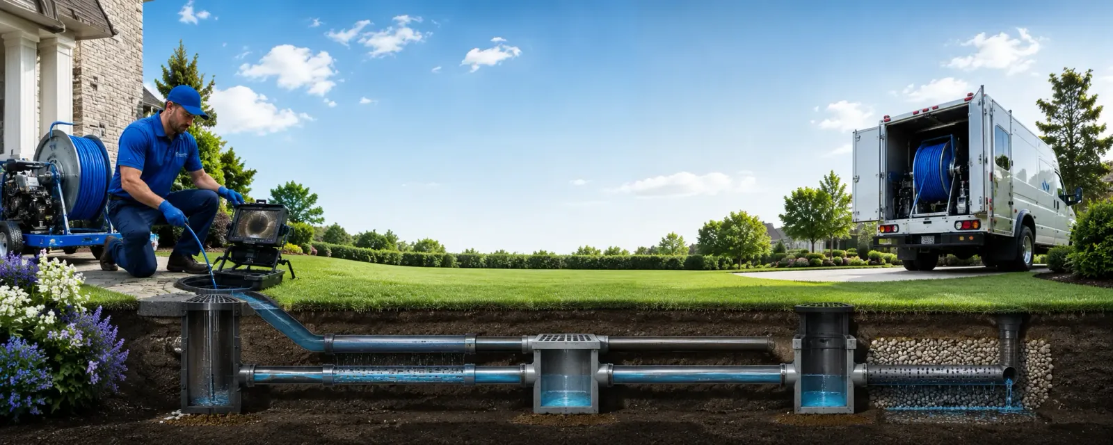Outdoor drain cleaning information for Pearl City, IL