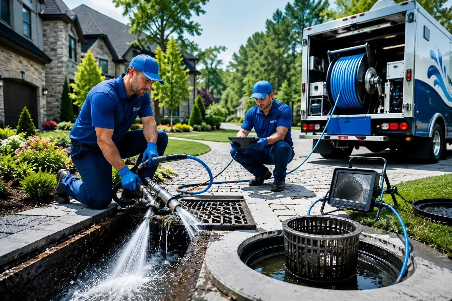 Local outdoor drain cleaning professionals in Pearl City, IL