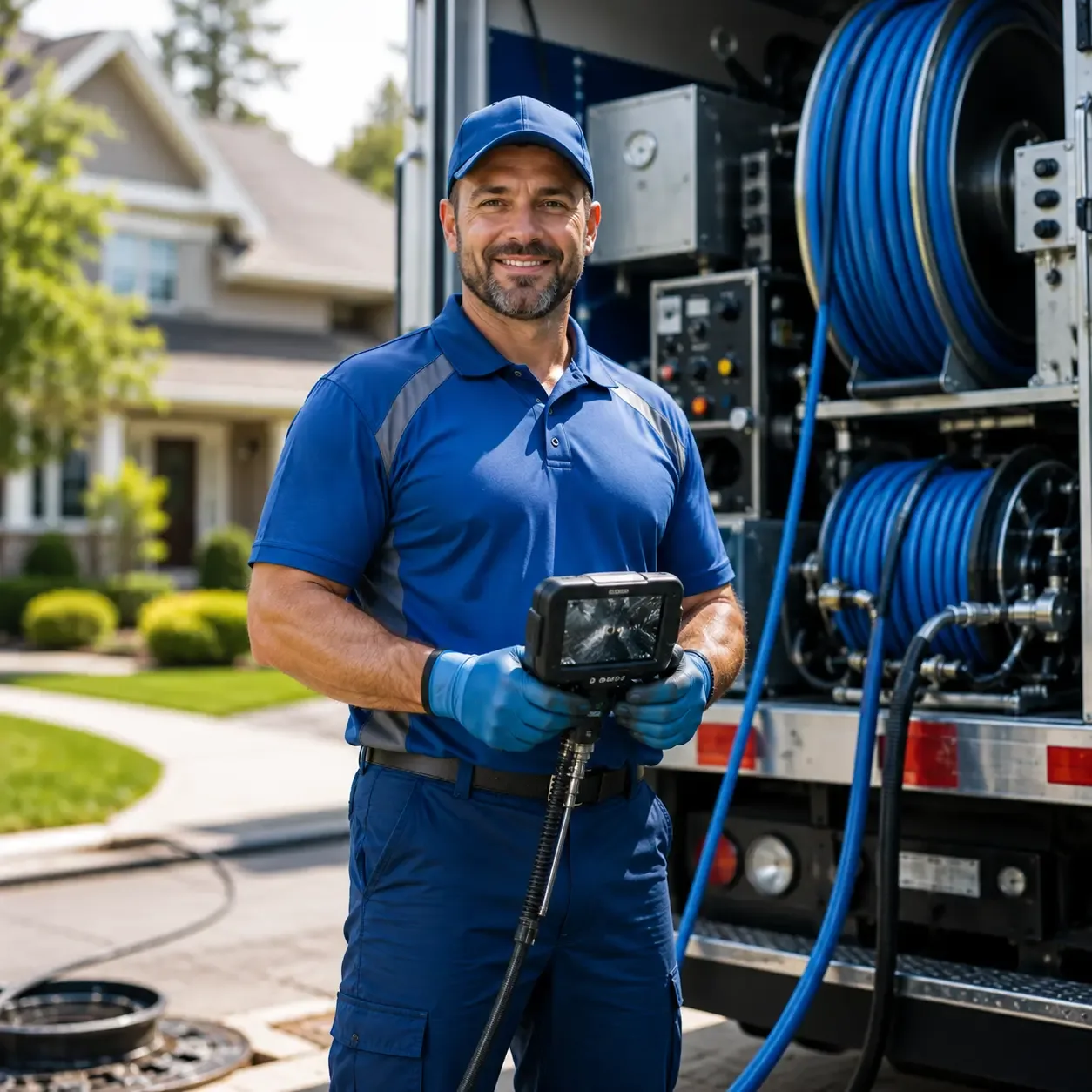 Local outdoor drain cleaning specialists in Pearl City, IL